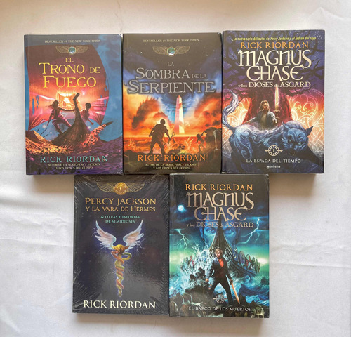 De Percy Jackson Saga Rick Riordan 5 Libros