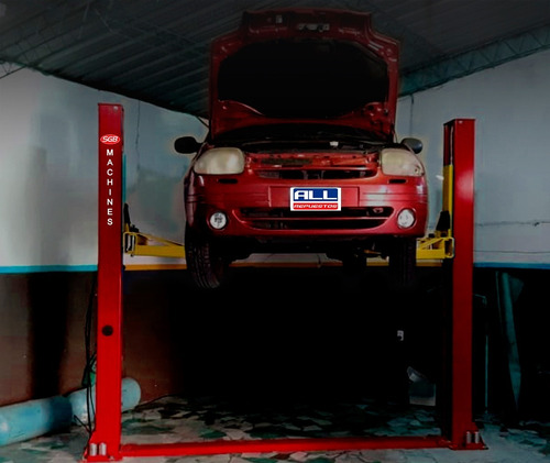 Elevador De Auto Dos 2 Columnas 220v 380v 4tn Sgb