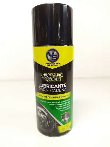 Lubricante Vs Cadenas Motos 265 Ml 