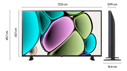 Pantalla Lg Ai Smart Tv Lr65 32 Pulgadas 2024 Thinq Ai (Usado)