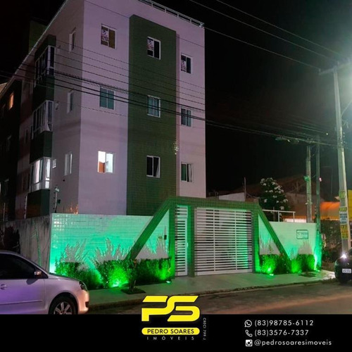 ( M O B I L I A D O ) Apartamento Com 2 Dormitórios À Venda, 70 M² Por R$ 350.000 - Ponta De Campina - Cabedelo/pb - Ap3126