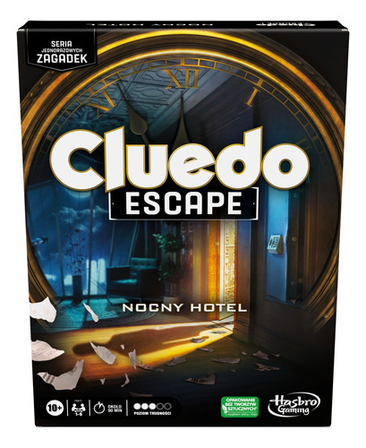 Juego De Mesa Hasbro Gaming Clue Escape Hotel De Medianoche