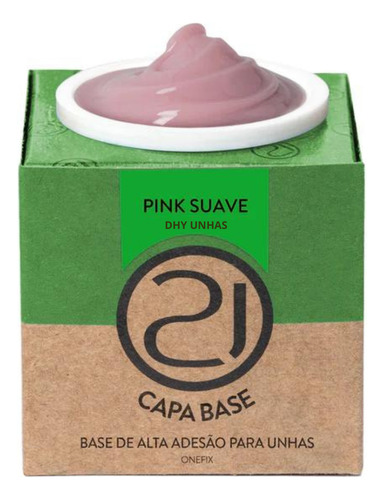 Ecoline Onefix Capa Base Pink Suave 28g - Nails 21