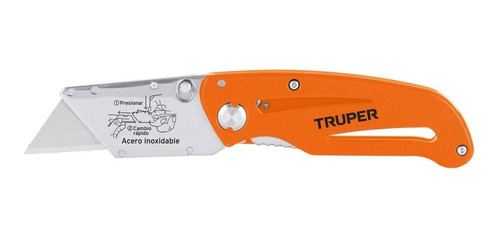 Navaja Plegable Cuerpo Metálico 6'' Truper 101101