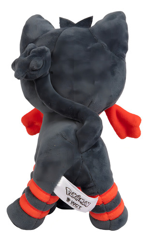 Pokémon Peluche Litten De 8 Pulgadas, Con Licencia Oficial. Color Negro