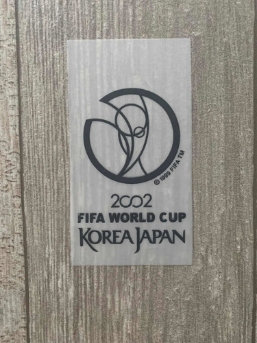 Parche De Fútbol Mundial De Fútbol Korea Japón 2002 Negro