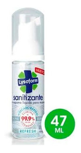 Lysoform Sanitizante De Manos Refresh X 47 Ml.