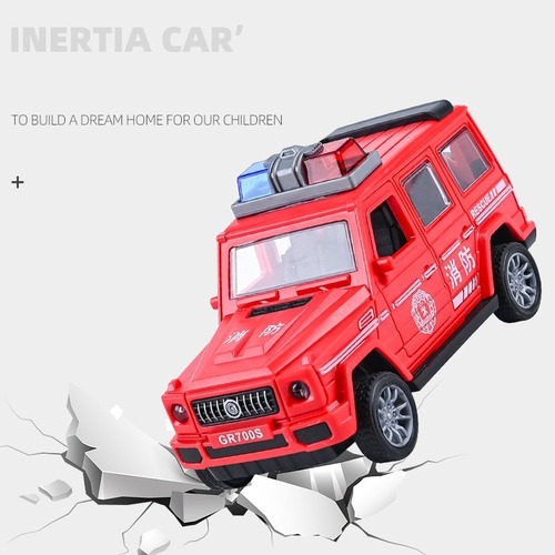 4 Piezas De Coche De Inercia Grande, Modelo De Simulación