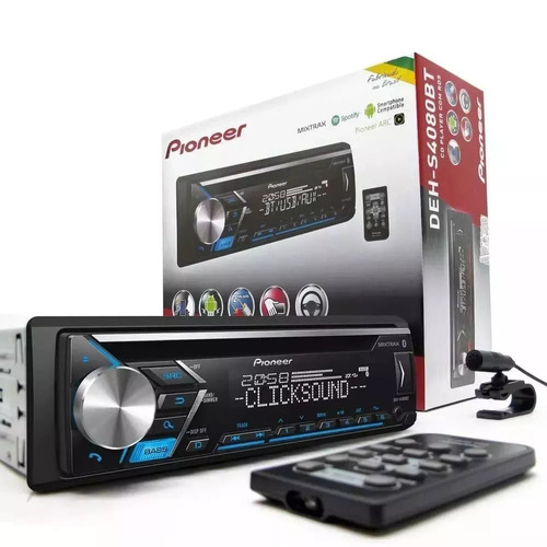 Cd Player Pioneer 4080bt Bluetooth Usb Frontal Dual Color