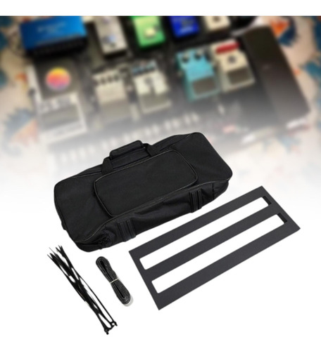 Tablero De Pedal De Guitarra Con Bolsa De Transporte, M