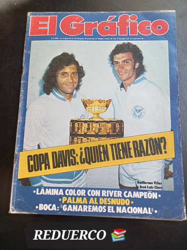 El Gráfico 3176 Póster River Campeón Palma  Davis 19/8/1980