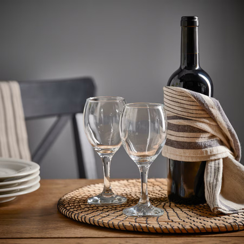 Copa De Vino 250 Ml De Vidrio Transparente Resistente - 4pzs Vidrio
