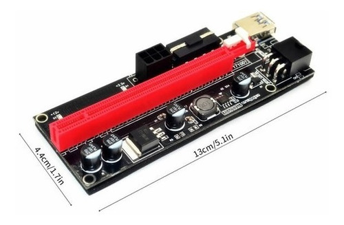 Imagen 8 de 10 de Riser Extension Usb 3.0 Pci-e Usb 3.0 16x Ver 009s