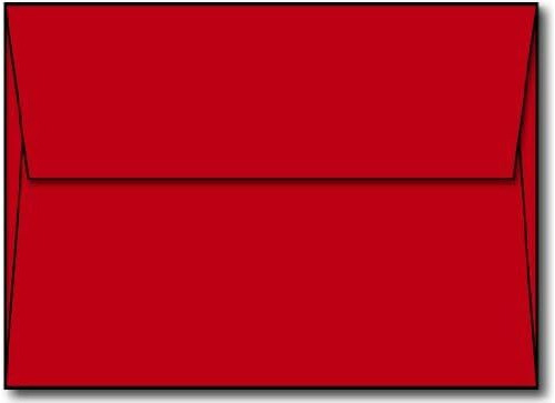 Sobres Rojos A7, 50 Unidades