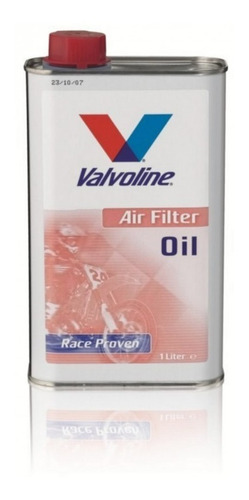 Aceite Filtro Aire Moto Cross Valvoline Lata 1 L Solomoto