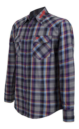 Imagen 2 de 6 de Camisa Vaquera Wrangler Hombre Manga Larga U16
