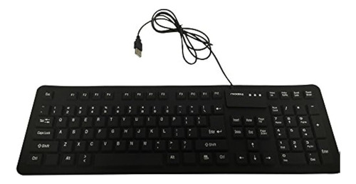 Rocksoul Teclado Flexible Slim Water - Prueba De Polvo (kb-1