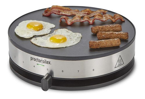 Creepera Electrica Proctor Silex Antiadherente 120 V Color Plateado