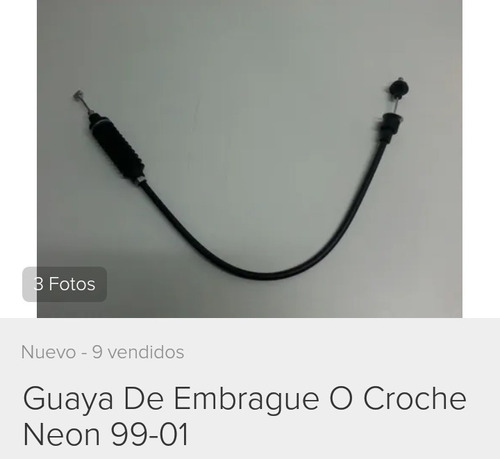 Guaya Embrague  Neon Del 99 Al 02