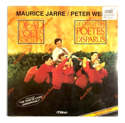 Maurice Jarre - Dead Poets Society Ost - Lp Francia 1990