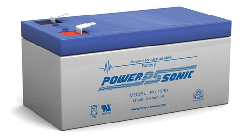 Bateria De Respaldo Power Sonic Ps-1230 12v 3.4ah