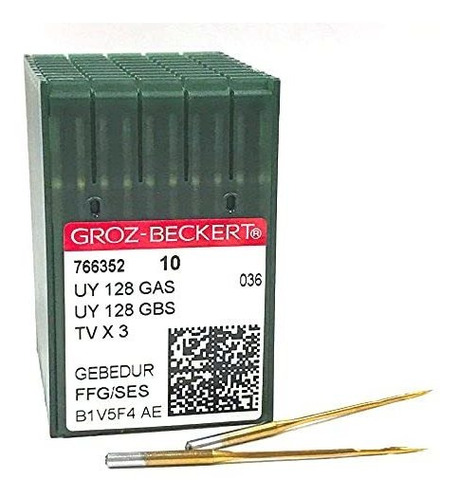 Agujas Para Máquina De Co 100 Groz-beckert Uyx128gas Uyx128g