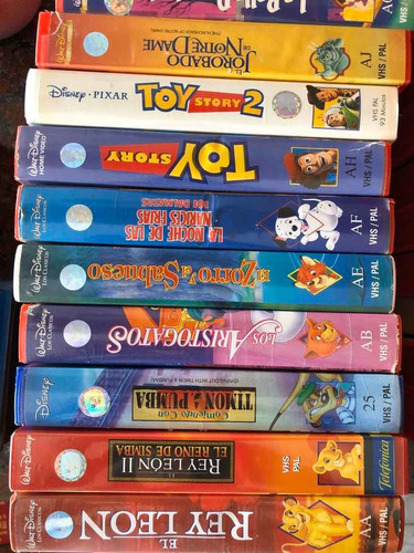 Colección Vhs Películas Clásicos De Disney