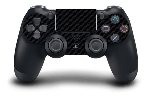 Skin Para Controles Ps1, Ps2, Ps3 Y Ps4 Fibra De Carbono