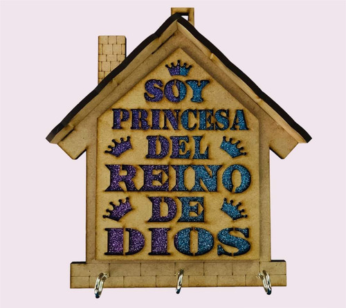 Portallaves Cristianos Madera Café Varios Modelos
