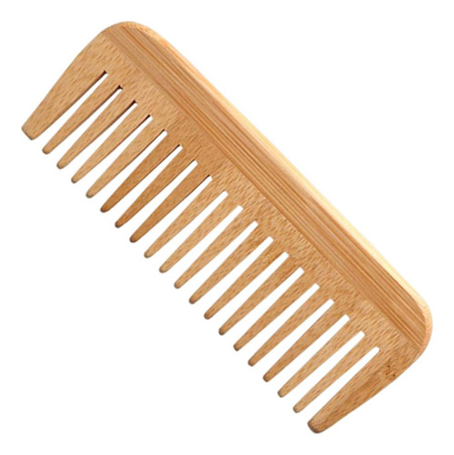 Peine De Dientes Anchos Para Desenredar, Peine De Madera