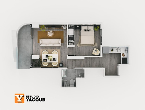 Imagen 10 de 30 de Departamento En Venta - 1 Dormitorio - Balcón - 42mts2 - Microcentro, La Plata-pozo-emprendimiento