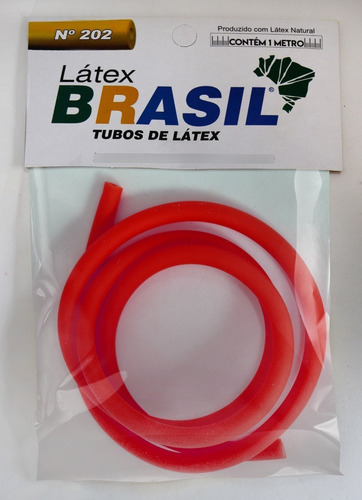 Kit Com 3 Tubos Latex 202, 1 Metro, Vermelho, Tripa De Mico