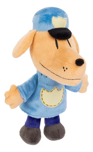 Dog Man Peluche De Película Dog Man Y Lil Petey - Paqu. Color Negro