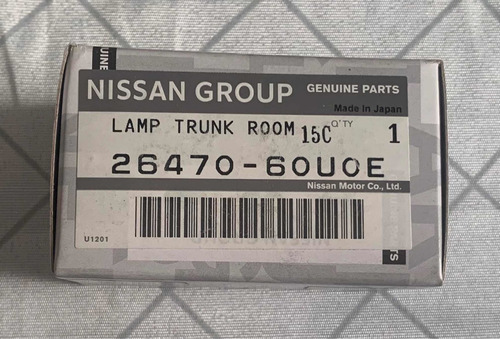 Luz De Cajuela Para Nissan Versa, Tiida 2012-2022