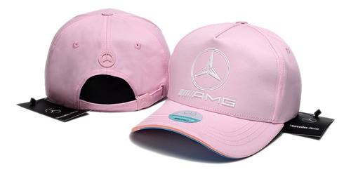 Gorra Mercedez Benz Petronas Lewis Hamilton 44 Mujer F1 Rosa