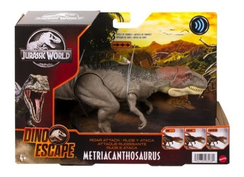 Jurassic World Metriacanthosaurus Dino Ruge Y Ataca Premium