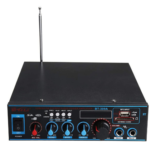 Amplificador De Audio Potencia Bt309a Bluetooth Model: Bt-30
