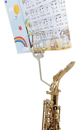Clip De Partitura De Saxofón Alto Sax Lyre Clamp On Holder