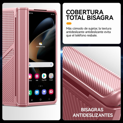 Funda Anticaída Bisagra Gama Alta Para Samsung Z Fold4 2022