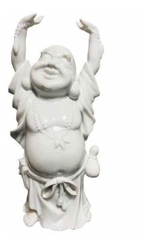 Buda Figura Porcelana De La Prosperidad Abundancia Mide 26cm