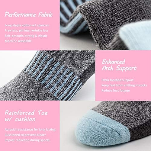 Calcetines Tobilleros Atléticos Para Mujer Con Lengüeta En E