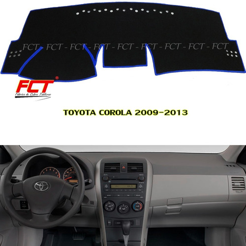 Cubre Tablero Toyota Corolla 2009 2010 2011 2012 Fabrica Fct