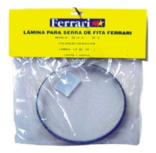 Lamina Para Serra Sf-8 1/4