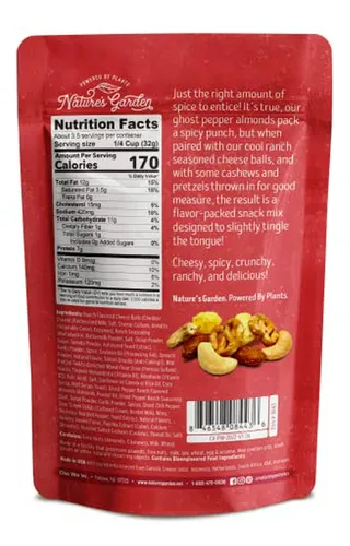 Mezcla De Bocadillos Ghostly Ranch De Nature's Garden, 4 Oz