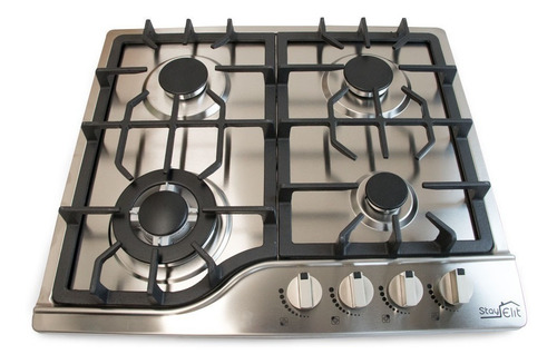 Imagen 1 de 2 de Parrilla a gas Stay Elit STUF-01 plateada 120V