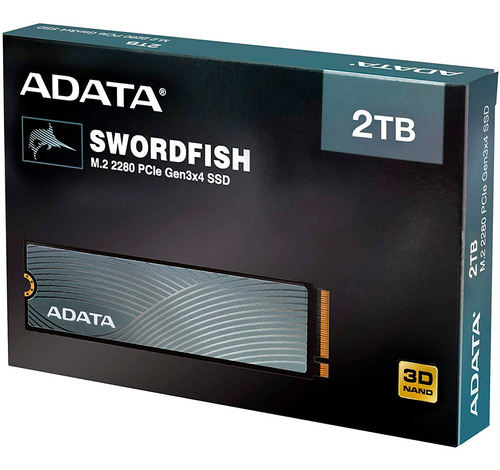 Disco Sólido Ssd Adata 2tb Swordfish M2 2280 Nvme 3d Nand