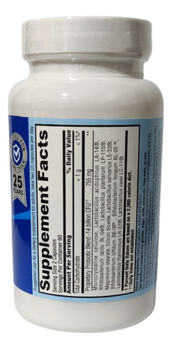 Probiótico Pb8 Multivitaminas 120 Cápsulas Pote