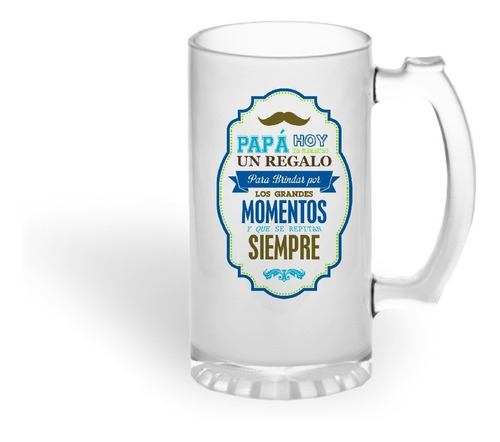 1 Tarro Cervecero Personalizado Mamá Madre Padre Papá