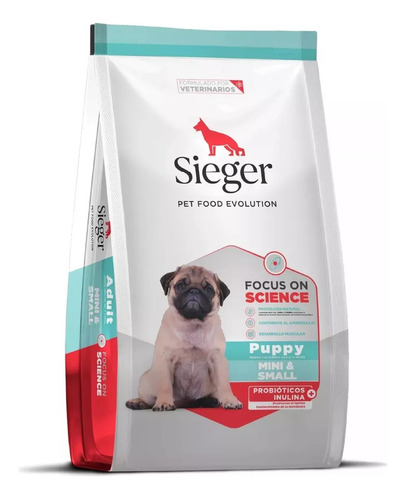 Alimento Sieger Cachorros Puppy Razas Mini & Small X3 Kg