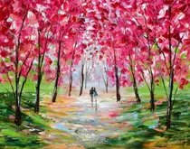 Comprar Cuadros  Atractivos Modernos L.afremov 50 X 70